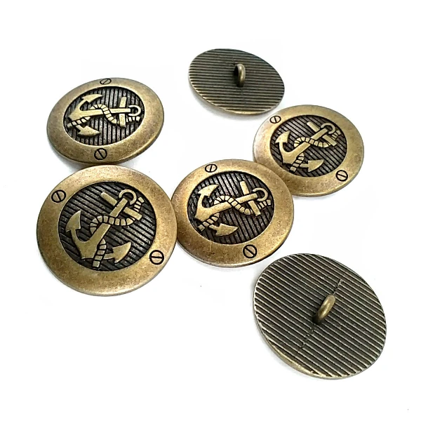 Gemi Çapası Logolu Blazer ve Ceket Düğmesi 23 mm - 36 boy E 2043