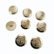 17 mm - 28 L Gold Coat Blazer 8 Pieces Jacket Button Set E 2044 SET8 17 mm - 28 L Gold Coat Blazer 8 Pieces Jacket Button Set E 2044 SET8
