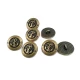 Anchor Patterned Shank Button 17 mm - 28 L  E 2044