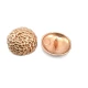 30 mm - 47 length Patterned Curved Footed Button