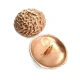30 mm - 47 length Patterned Curved Footed Button