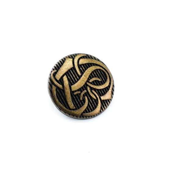 20 mm Shank Button front and detail view