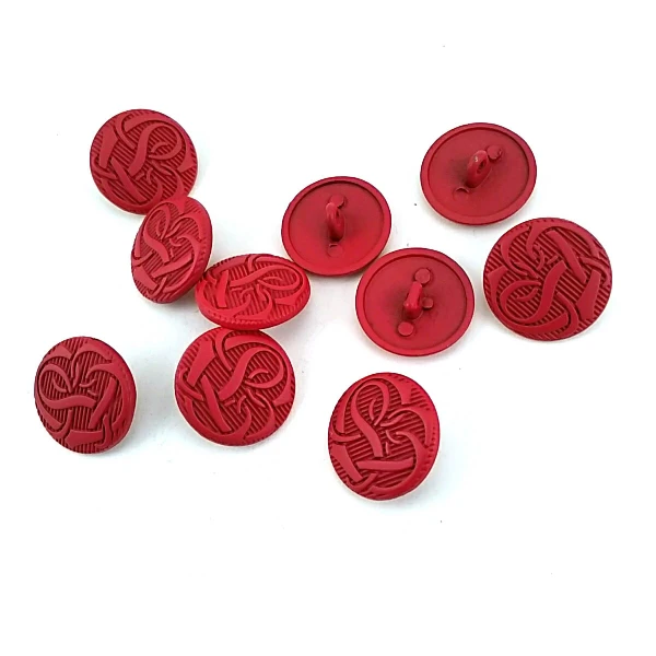 Dekoratif Desenli Metal Ayaklı Düğme 20 mm - 31 boy E 212 MC
