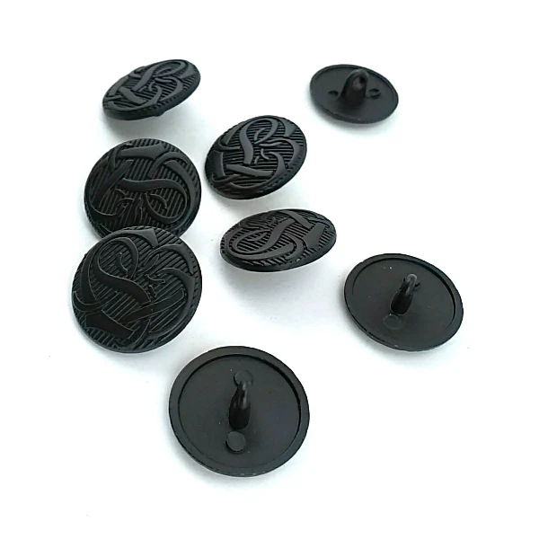 Dekoratif Desenli Metal Ayaklı Düğme 20 mm - 31 boy E 212 MC