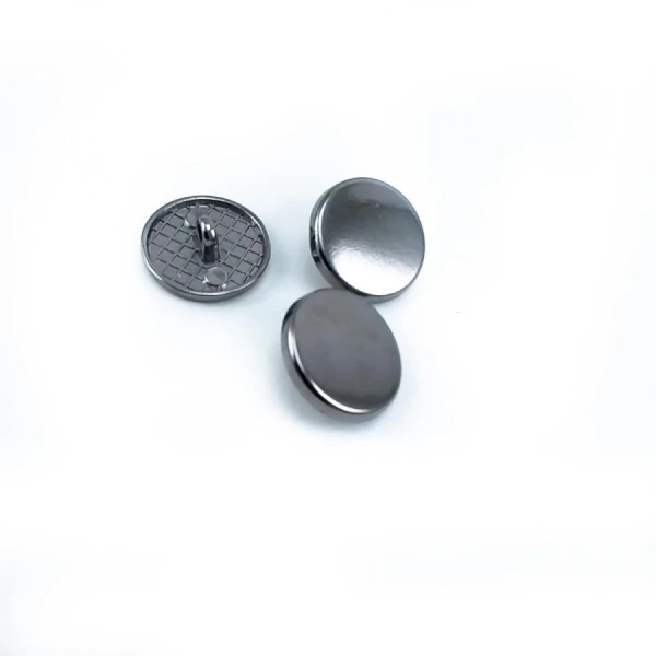 Flat Coin Shape Metal Foot Button 17 mm - 27 L E 2135