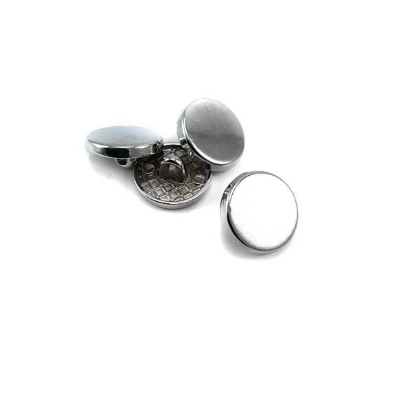 Flat Coin Shape Shank Button 14 mm - 22 L E 2136 Flat Coin Shape Shank Button 14 mm - 22 L E 2136