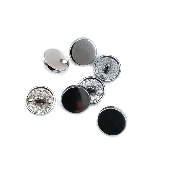 Flat Coin Shape Shank Button 14 mm - 22 L E 2136