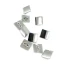 Simple Foot button zamak 12 x 12 mm