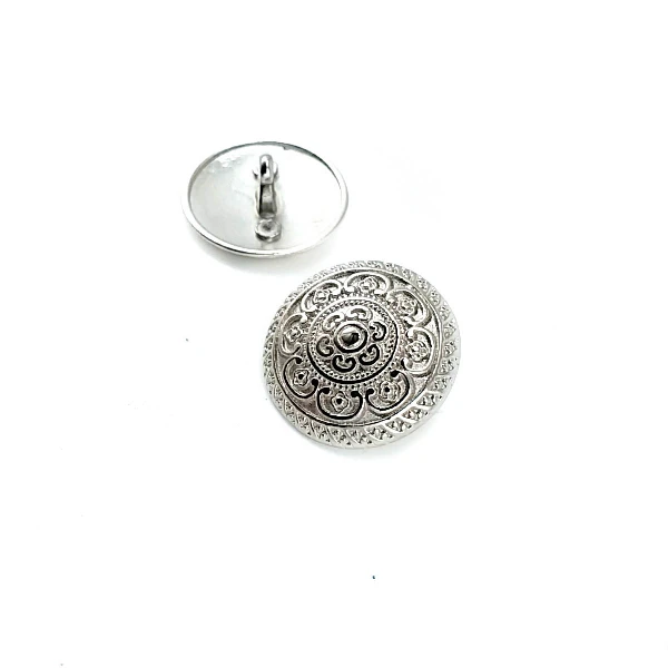 Blazer Jacket Button Patterned Metal Button 19 mm - 31 L E 258