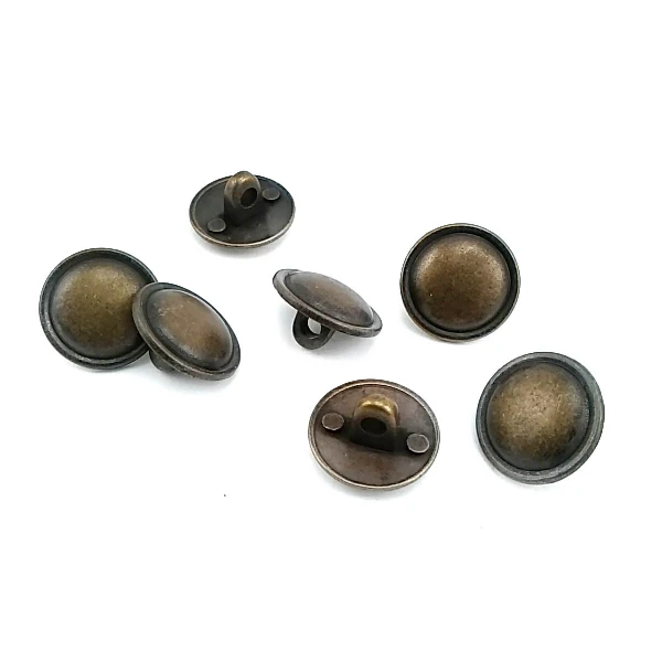 Bombeli Ayaklı Metal Düğme 15 mm - 24 boy E 307