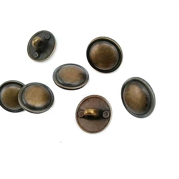 Bombeli Ayaklı Metal Düğme 15 mm - 24 boy E 307