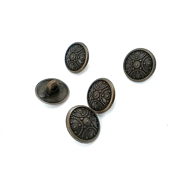 15 mm Shank Button product image 15 mm Shank Button front and detail view