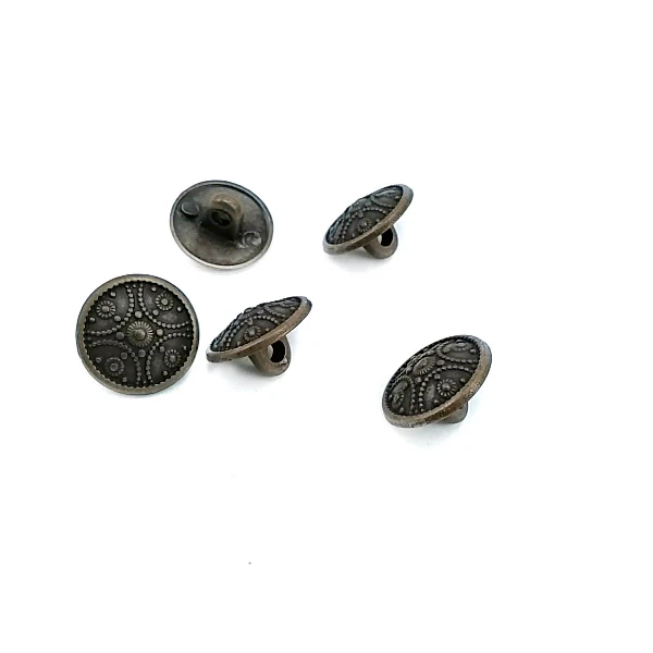 15 mm Shank Button front and detail view