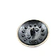 37 mm Rhinestone / Crystal Detail Shank Button front and detail view
