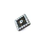 19 mm Rhinestone / Crystal Detail Rhinestone / Crystal Button front and detail view