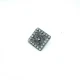 19 mm Rhinestone / Crystal Detail Rhinestone / Crystal Button front and detail view