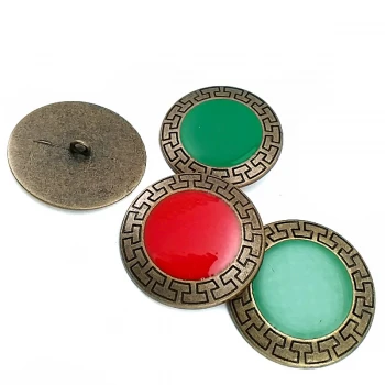 Mine Metal Coat Button 40 mm - 64 L E 430