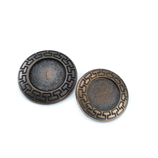 25 mm Shank Button front and detail view