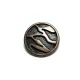 27 mm Shank Button front and detail view