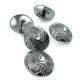 27 mm Rhinestone / Crystal Detail Rhinestone / Crystal Button front and detail view
