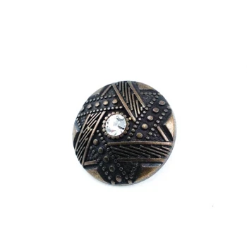27 mm - 44 L Decorative Rhinestones Outerwear Button E 490 27 mm - 44 L Decorative Rhinestones Outerwear Button E 490