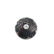 27 mm Rhinestone / Crystal Detail Rhinestone / Crystal Button front and detail view