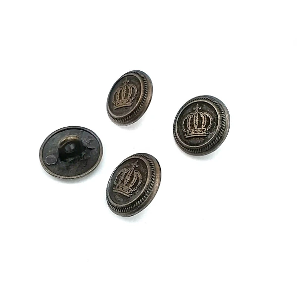 15 mm Shank Button front and detail view