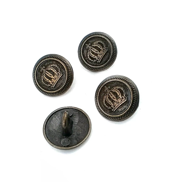 15 mm Shank Button front and detail view