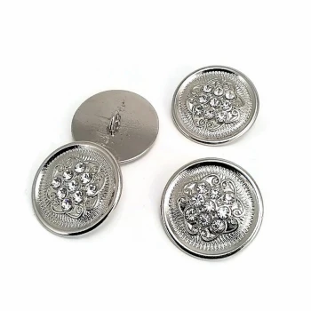 Coat and Jacket Button Large Rhinestone Button 27 mm - 44 L E 561