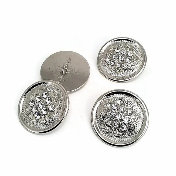 Kaban ve Manto Düğmesi Büyük Boy Taşlı  Düğme 27 mm - 44 boy E 561