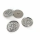 Kaban ve Manto Düğmesi Büyük Boy Taşlı  Düğme 27 mm - 44 boy E 561