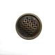 35 mm Rhinestone / Crystal Detail Shank Button front and detail view