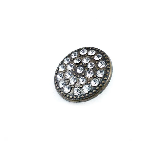 Taşlı Düğme Kaban Ceket Hırka Manto Düğmesi 24 mm - 38 boy E 579