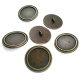 28 mm Shank Button front and detail view