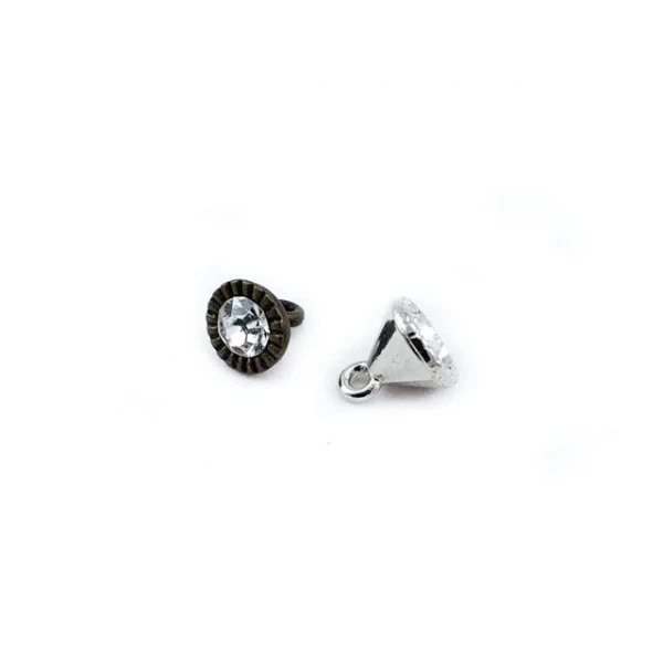 8 mm Ayaklı Düğme ön ve detay görünümü
