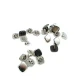 Plain Square Button 9 x 9 mm