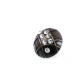 15 mm Rhinestone / Crystal Detail Shank Button front and detail view