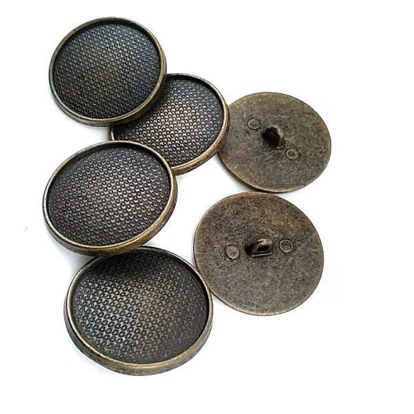 31 mm Enamel / Colored Shank Button front and detail view