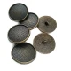 31 mm Enamel / Colored Shank Button front and detail view