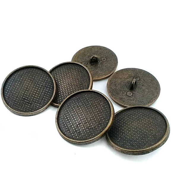 31 mm Enamel / Colored Shank Button front and detail view