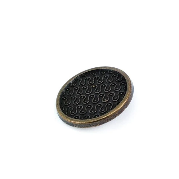 34 mm Ayaklı Düğme ön ve detay görünümü