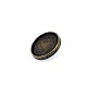 25 mm Enamel / Colored Shank Button front and detail view