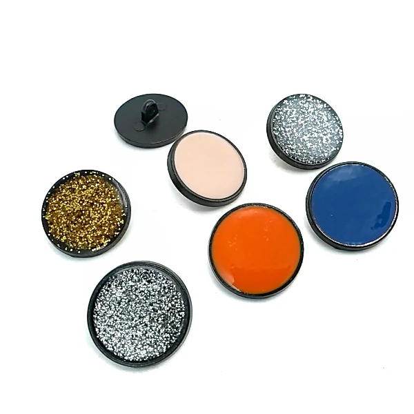 Enamel Jacket Button Metal Shank Button 20 mm - 39 L E 777