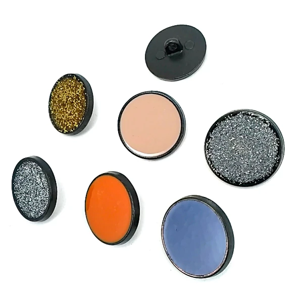 Enamel Jacket Button Metal Shank Button 20 mm - 39 L E 777