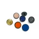 Enamel Metal Shank Button Jacket and Cardigan Button 15 mm - 24 L E 778