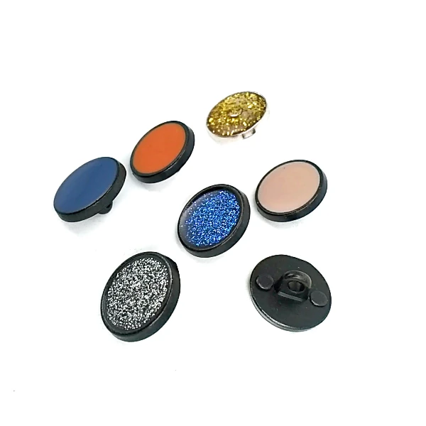 Enamel Metal Shank Button Jacket and Cardigan Button 15 mm - 24 L E 778