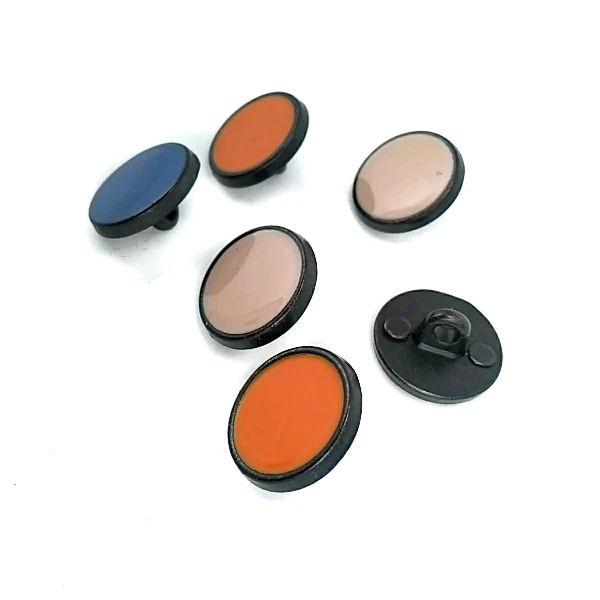 Enamel Metal Shank Button Jacket and Cardigan Button 15 mm - 24 L E 778