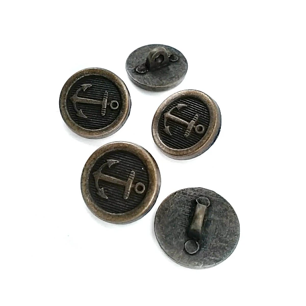17 mm Ayaklı Düğme ön ve detay görünümü