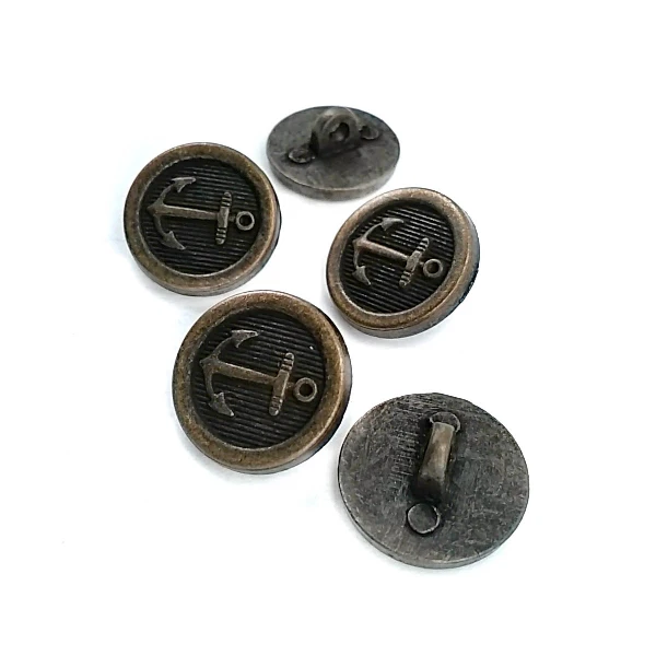 17 mm Ayaklı Düğme ön ve detay görünümü