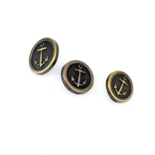 15 mm Shank Button front and detail view